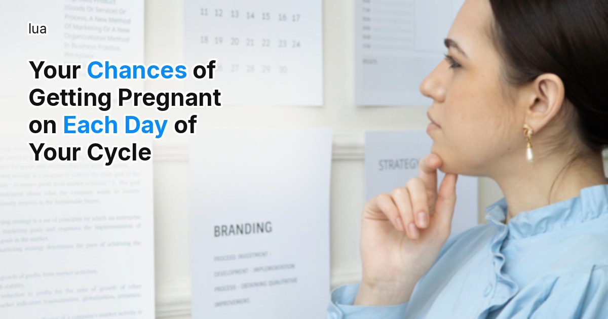Your chances of getting pregnant on each day of your cycle