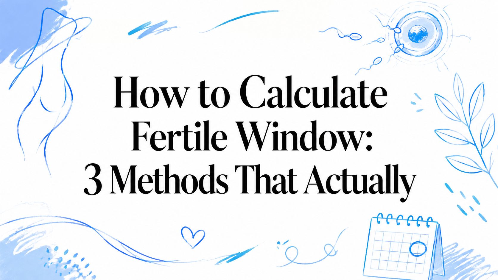 How to Calculate Fertile Window: 3 Methods That Actually
